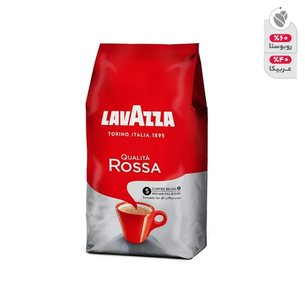 قهوه دان لاواتزا مدل Rossa مقدار 1 کیلوگرم